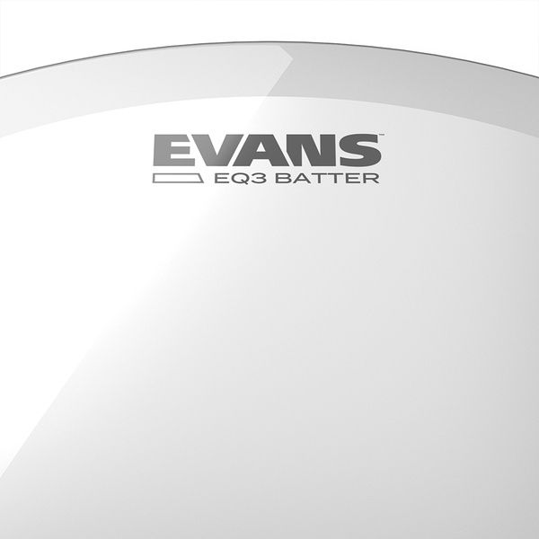 Evans 24" EQ3 Bass Drum Clear