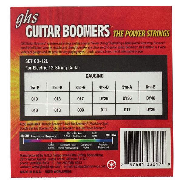 GHS GB12L-Boomers