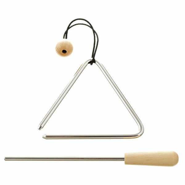 TRIANGLE MUSICAL EN ACIER DE 16 CM