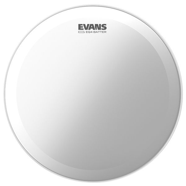 Evans 22" EQ4 Frosted Bass Drum