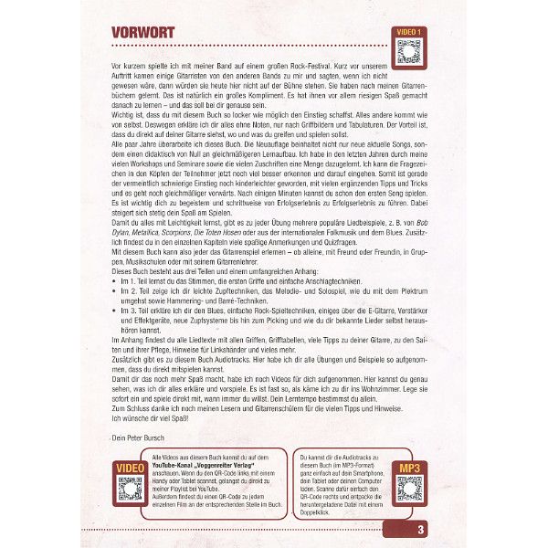 Voggenreiter Bursch Gitarrenbuch 1