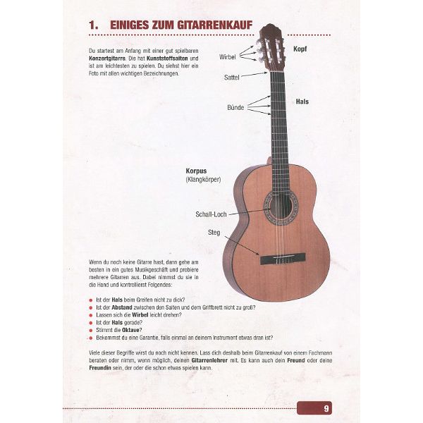 Voggenreiter Bursch Gitarrenbuch 1