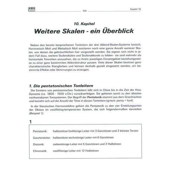 AMA Verlag Die neue Harmonielehre 1