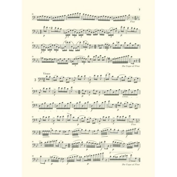 Henle Verlag Dragonetti Walzer Kontrabass