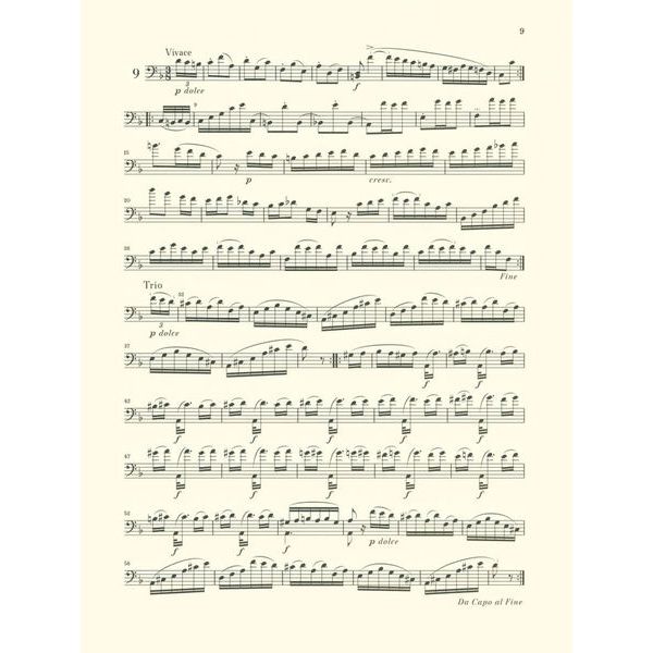 Henle Verlag Dragonetti Walzer Kontrabass