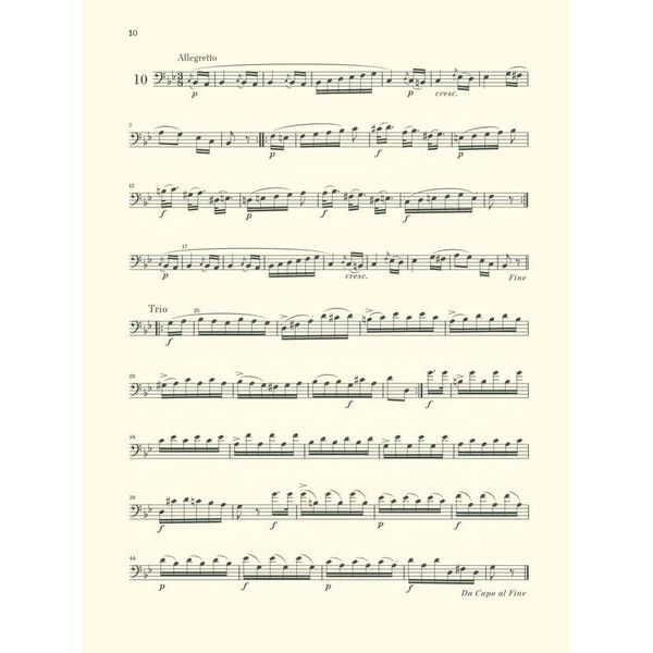 Henle Verlag Dragonetti Walzer Kontrabass