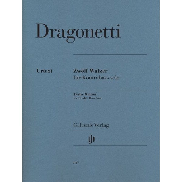 Henle Verlag Dragonetti Walzer Kontrabass