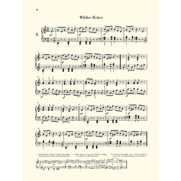 Henle Verlag Schumann Album für Die Jugend