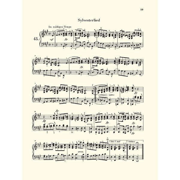 Henle Verlag Schumann Album für Die Jugend