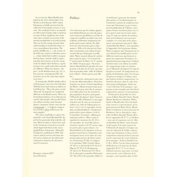 Henle Verlag Schumann Album für Die Jugend