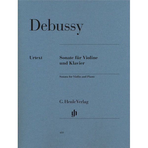 Henle Verlag Debussy Violinsonate g-moll