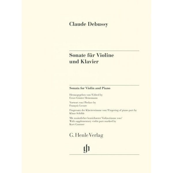 Henle Verlag Debussy Violinsonate g-moll