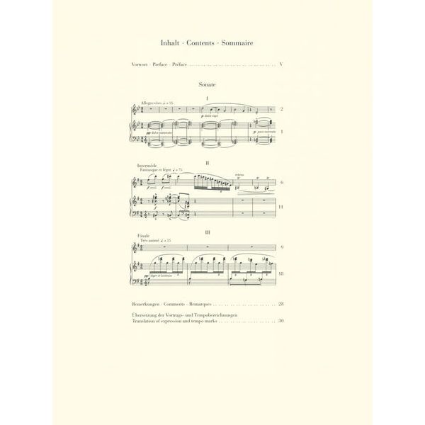 Henle Verlag Debussy Violinsonate g-moll