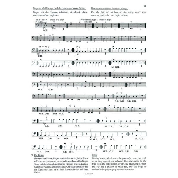 Doblinger Musikverlag Mein Musizieren Kontrabass