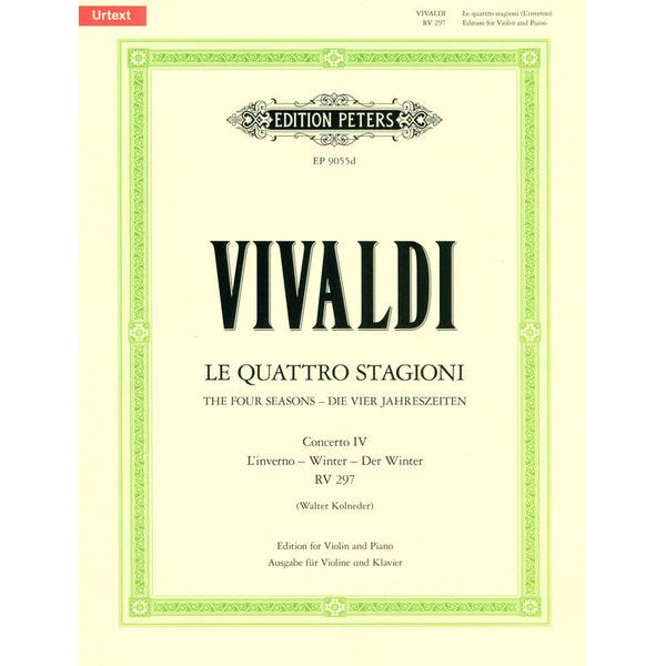 Edition Peters Vivaldi Jahreszeiten Winter