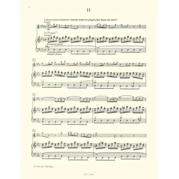 Edition Peters Vivaldi Jahreszeiten Winter