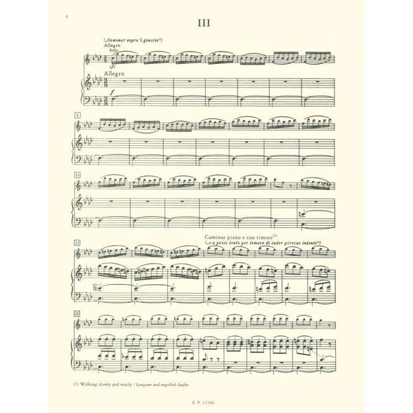 Edition Peters Vivaldi Jahreszeiten Winter