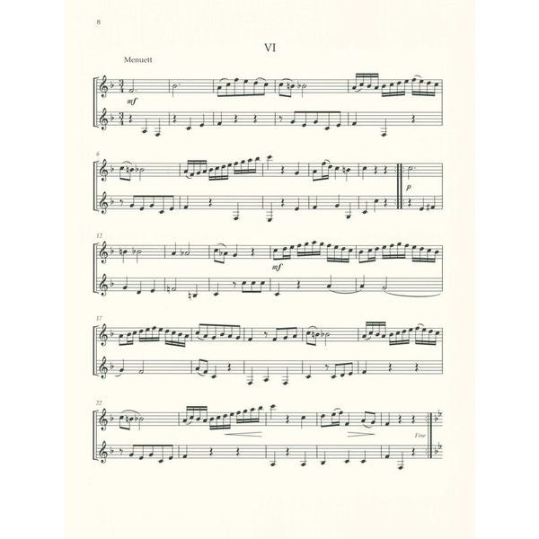 Möseler Verlag Mozart Kegelduette Clarinet