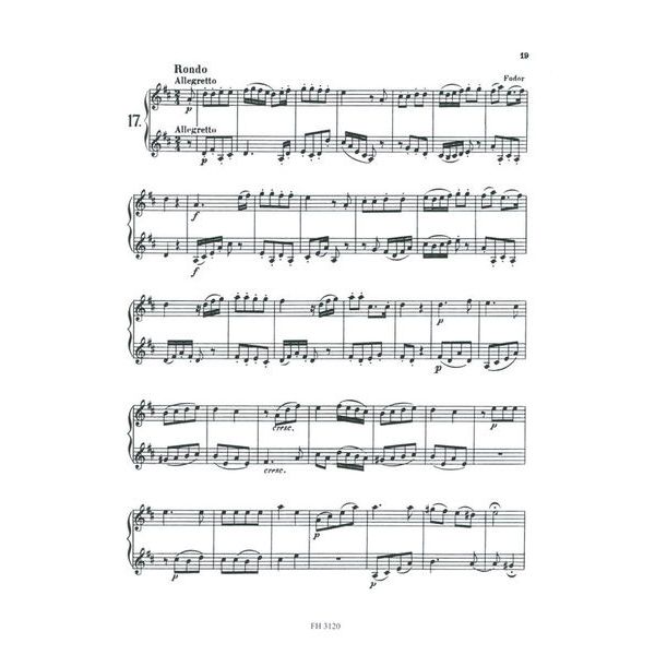 Friedrich Hofmeister Verlag Richter Clarinet Duos 1