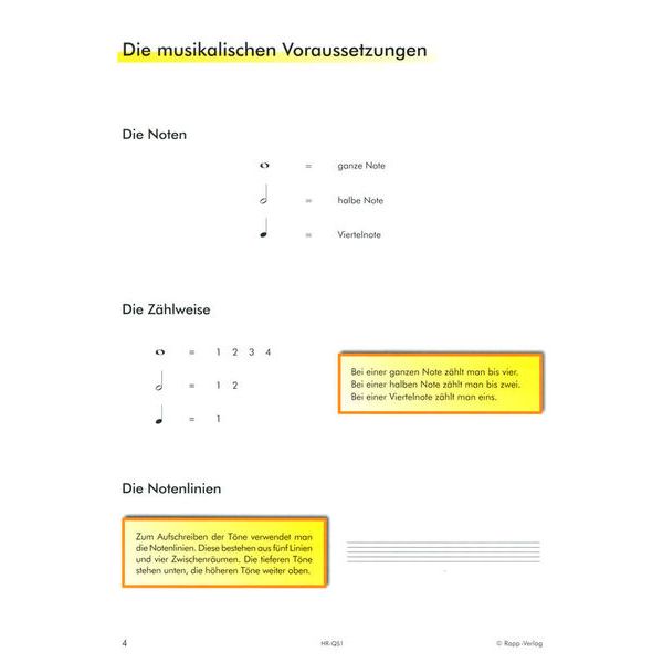 Horst Rapp Verlag Querflöte Lernen mit Spaß 1
