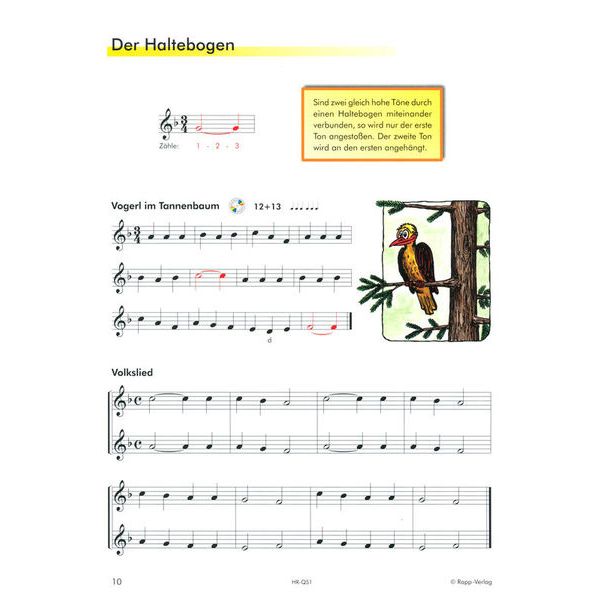 Horst Rapp Verlag Querflöte Lernen mit Spaß 1