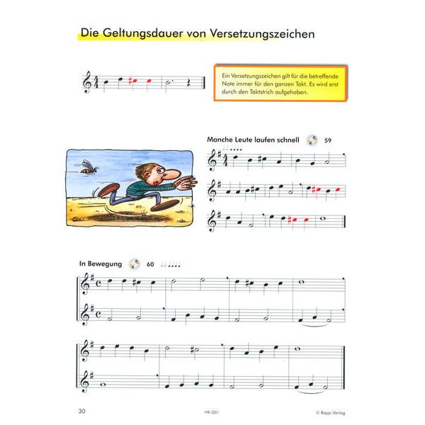 Horst Rapp Verlag Querflöte Lernen mit Spaß 1