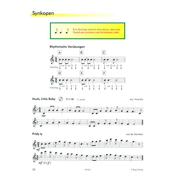 Horst Rapp Verlag Querflöte Lernen mit Spaß 2