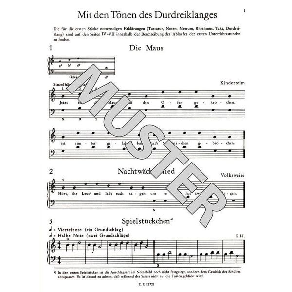 Edition Peters Holzweissig Klavierschule