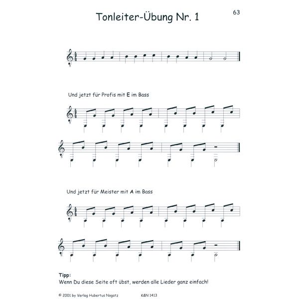 Verlag Hubertus Nogatz Gitarrenzauber 1