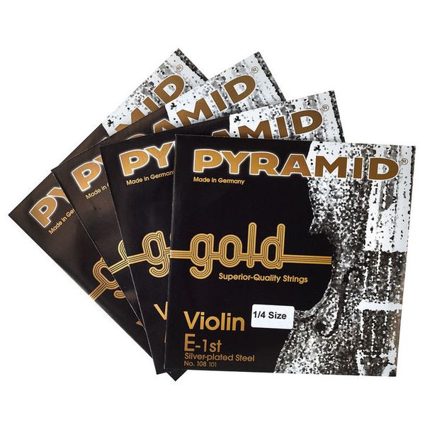 Pyramid Gold Violin Strings 1/4