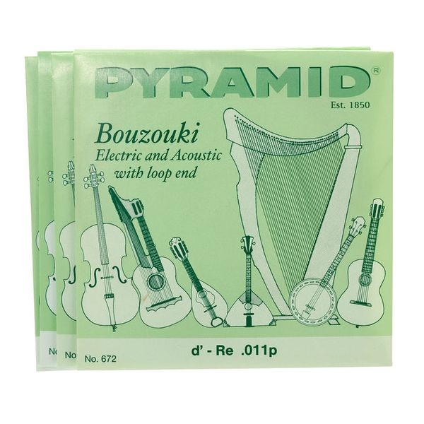 Pyramid Bouzouki Strings 672/8