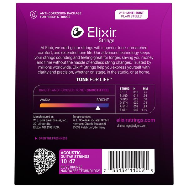 Elixir Nanoweb Extra Light Acoustic