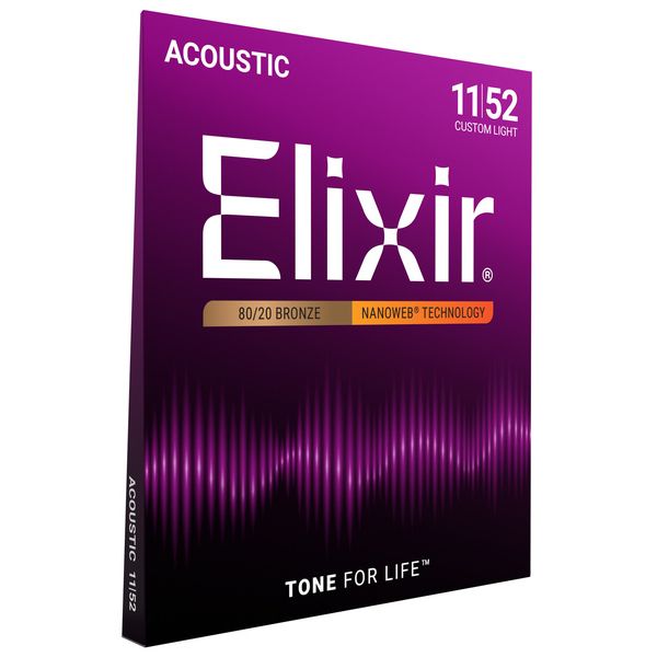 Elixir Nanoweb Custom Light Acoustic