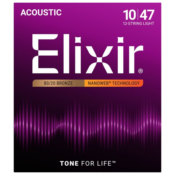 Elixir Nanoweb Light 12 Str. Acoustic