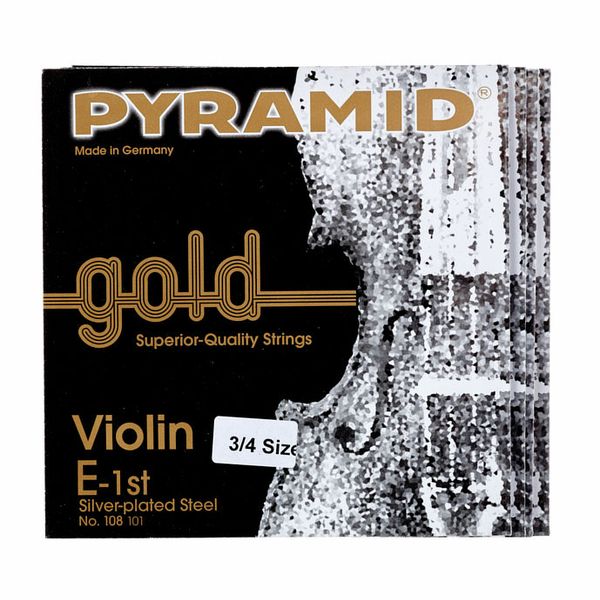 Pyramid Gold Violin Strings 3/4