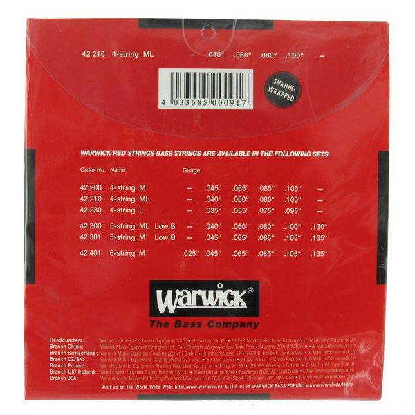 Warwick 42210 ML Red Label