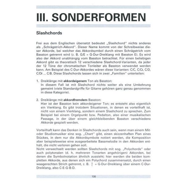 Voggenreiter Grifftabelle für Gitarre