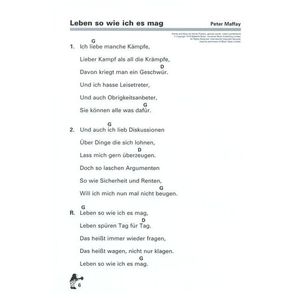 Voggenreiter P.Bursch's Songbuch Für Git 1