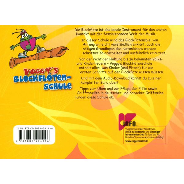Voggenreiter Voggy's Blockflötenschule