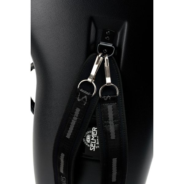 Gard Low Bb Baritone Saxophone Wheelie Bag 107-WBFSK Black Synthetic w/ Leather Trim