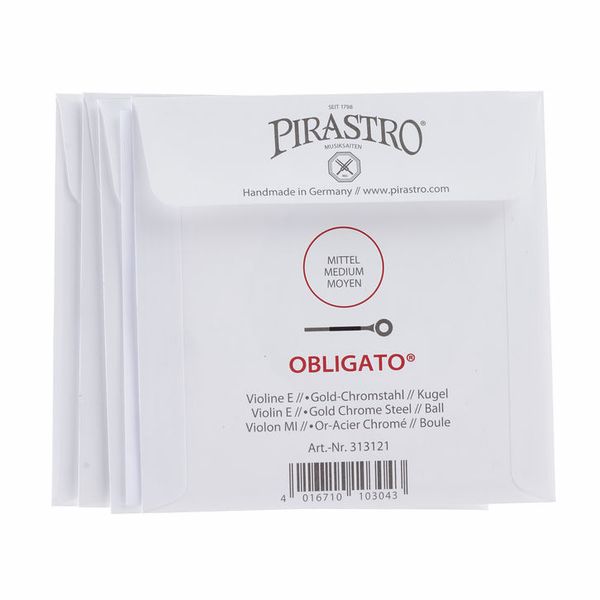 Pirastro Obligato Violin 4/4 E Gold KGL