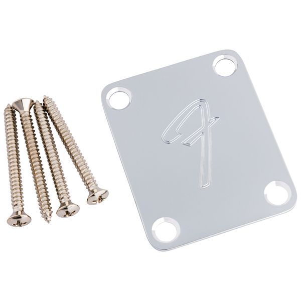 Fender Neck Plate 4 (big "F")