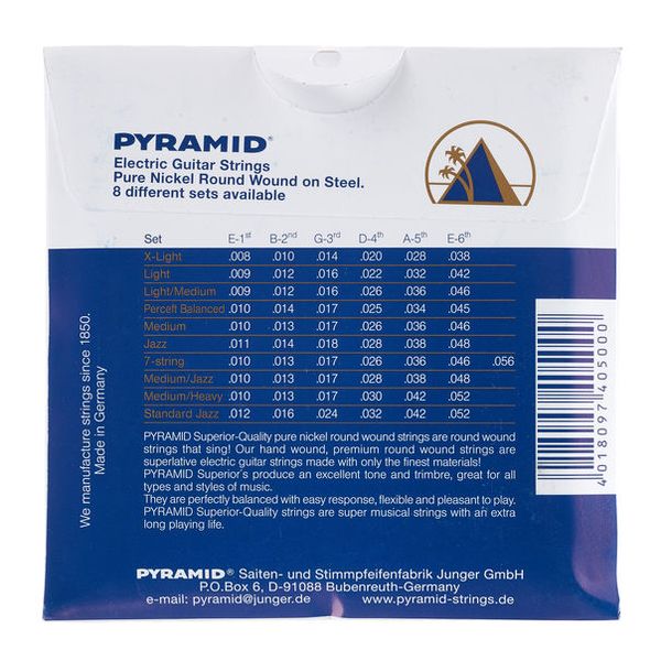 Pyramid Electric Strings 010-052