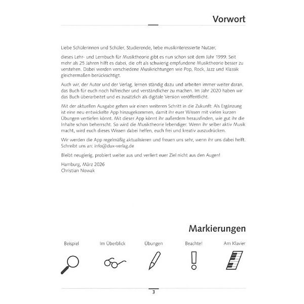 Edition Dux Elementare Musiklehre