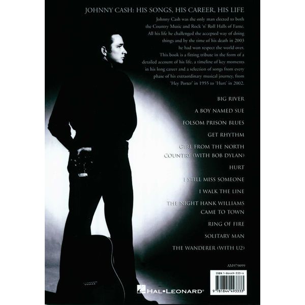 Wise Publications Johnny Cash Memorial Songbook