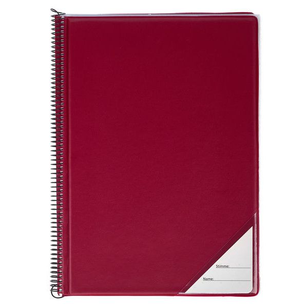 Star Music Folder 662a/25 Red