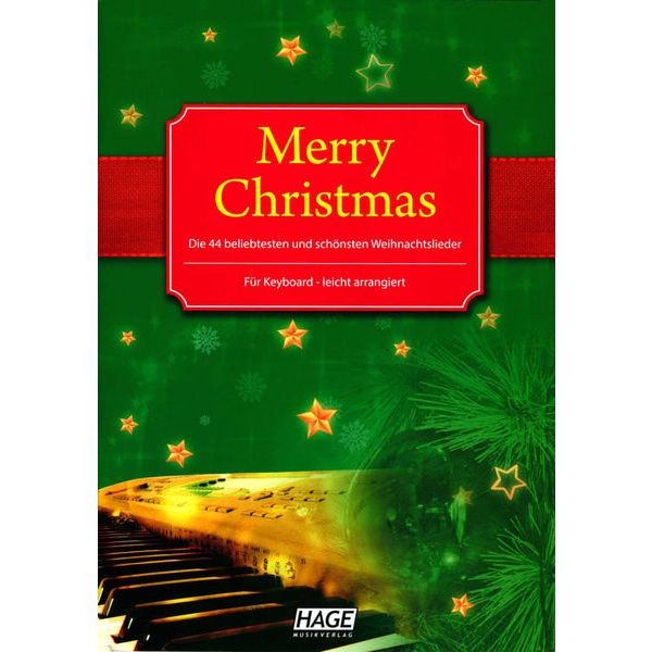 Hage Musikverlag Merry Christmas Keyboard