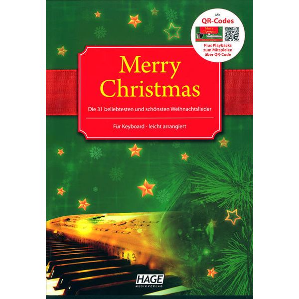 Hage Musikverlag Merry Christmas Keyboard