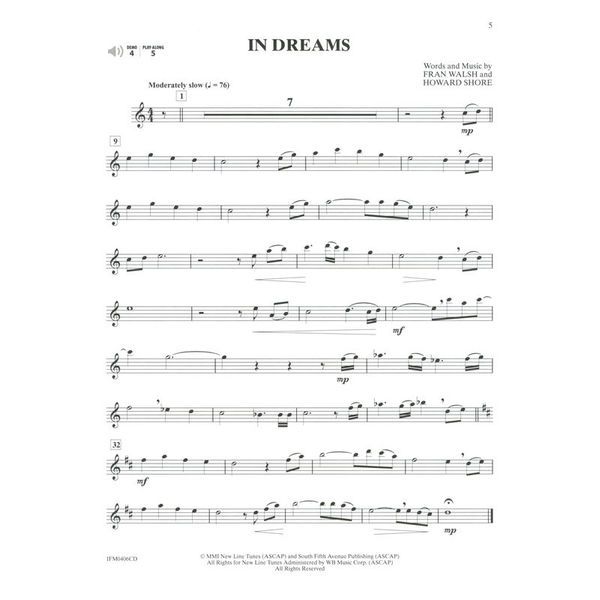 Alfred Music Publishing Lord Of The Rings 1-3 A-Sax