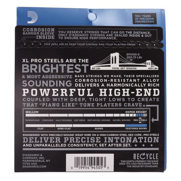 Daddario EPS165-5